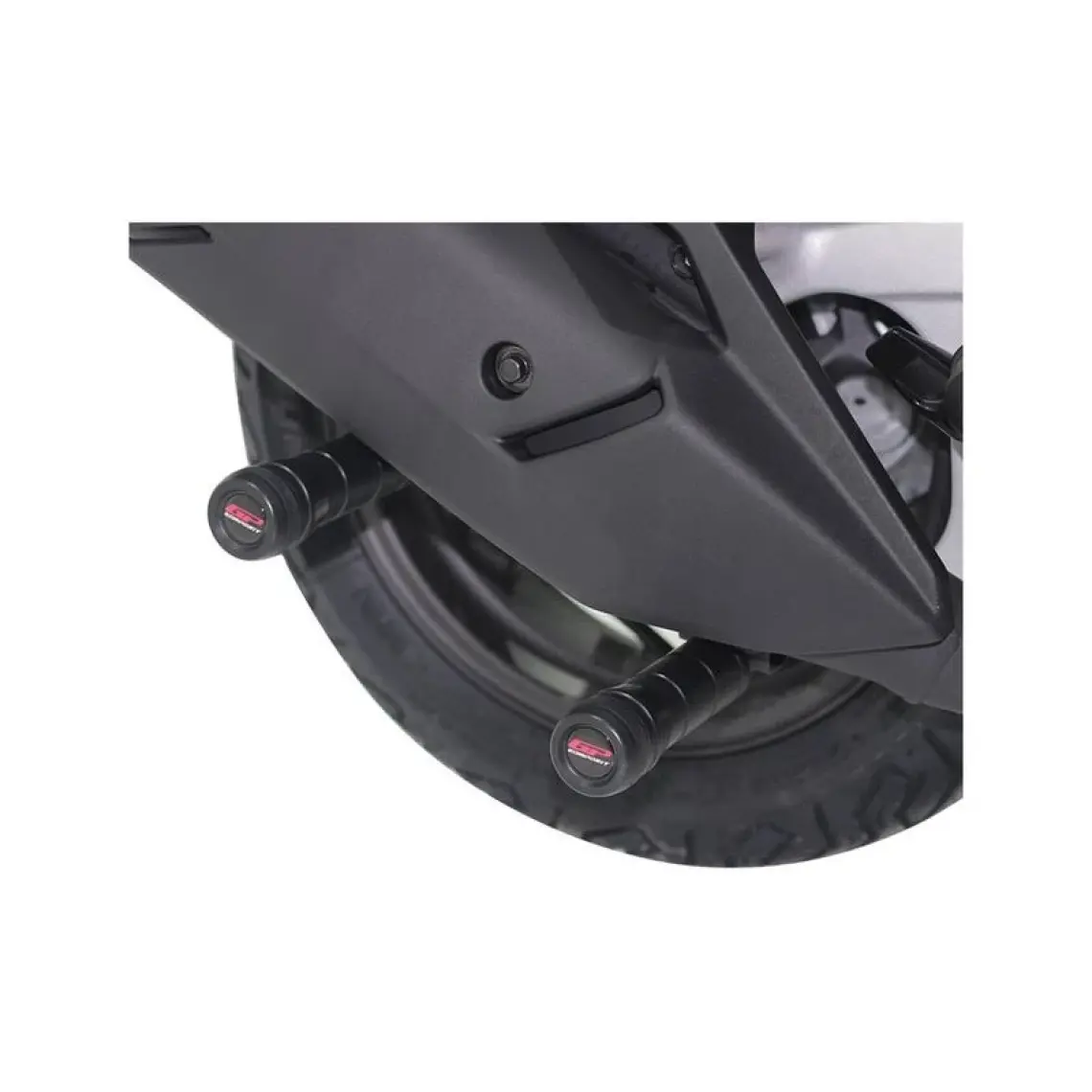 GP Kompozit Honda PCX 125 / 150 2018-2025 Uyumlu Egzoz Koruma Takozu Siyah