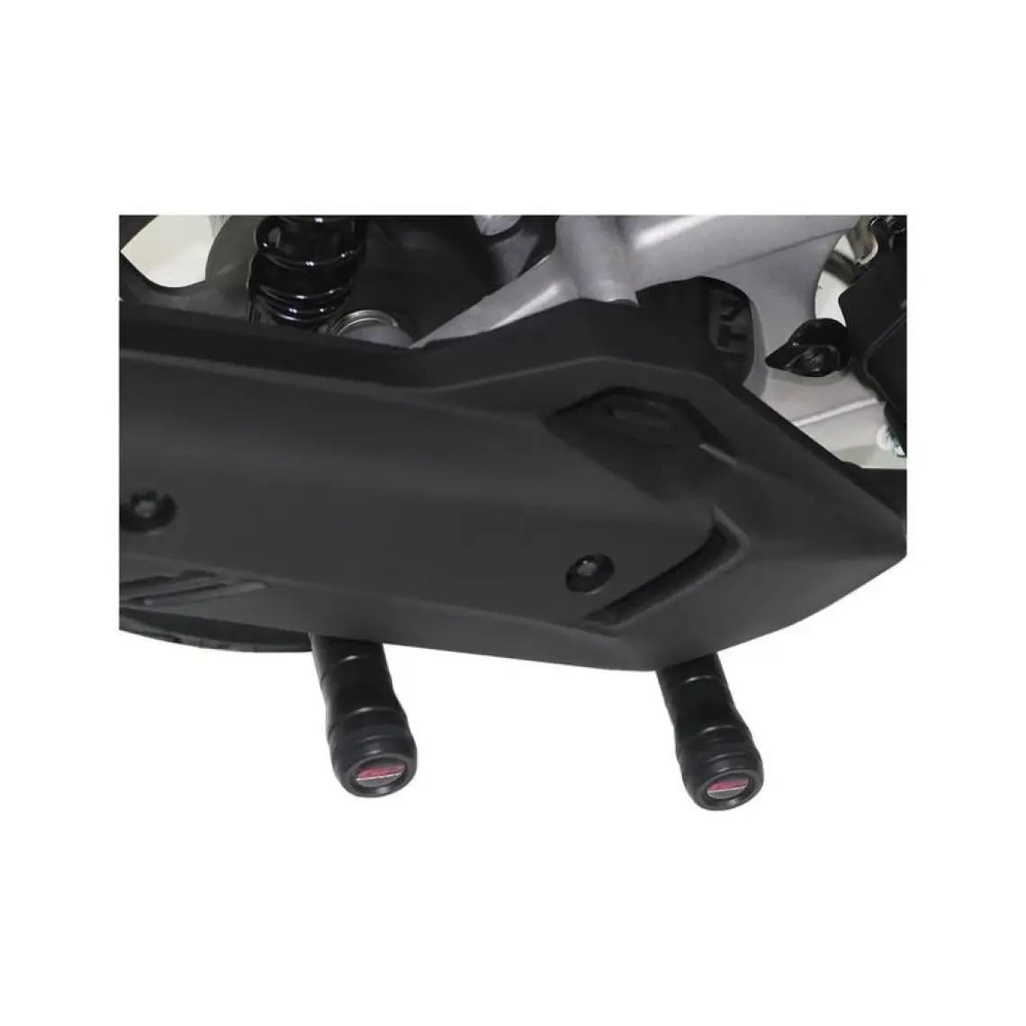 GP Kompozit Honda PCX 125 / 150 2018-2025 Uyumlu Egzoz Koruma Takozu Siyah
