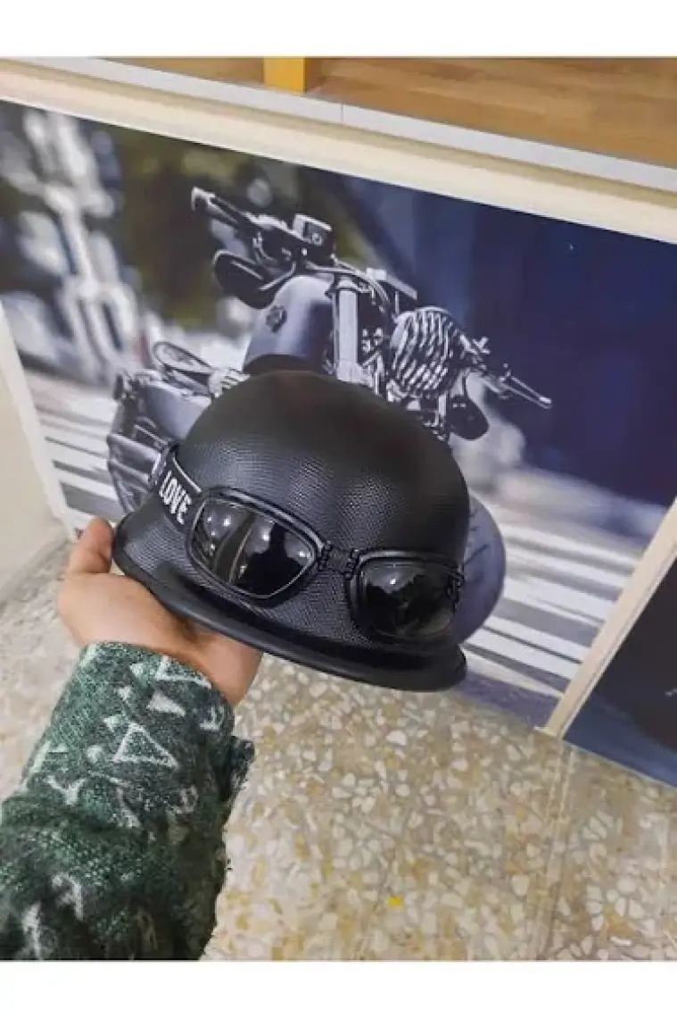 Pro Helmets Htc-87 Açık Gözlüklü Motosiklet Kaskı