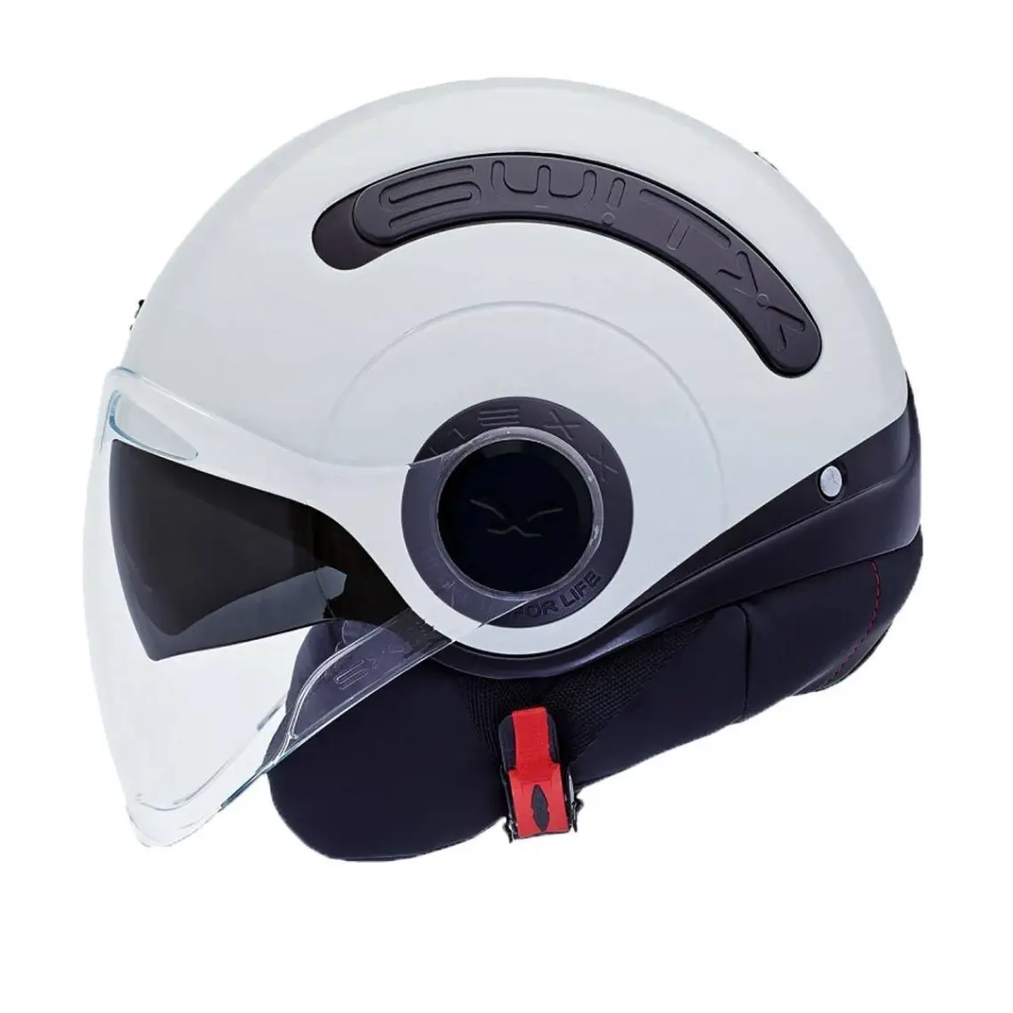 Nexx SX10 Açık Kask (Siyah/Beyaz)