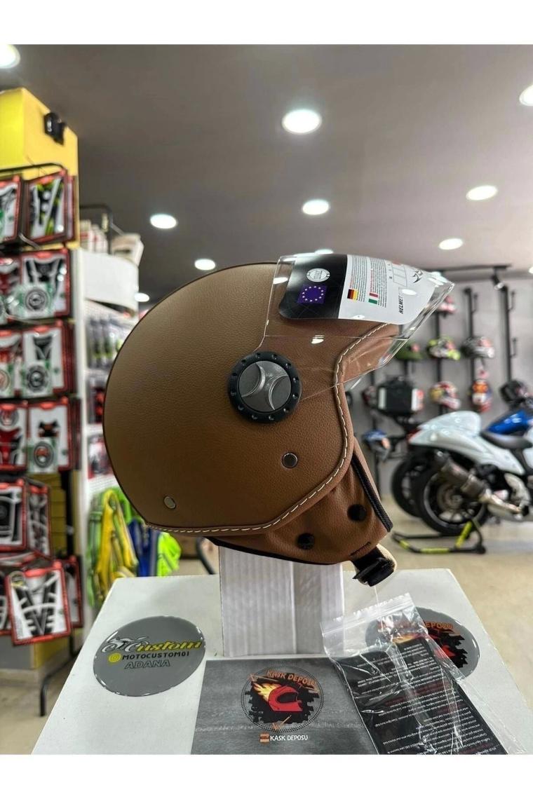 Sway Açık Kask Sw 701 Brown