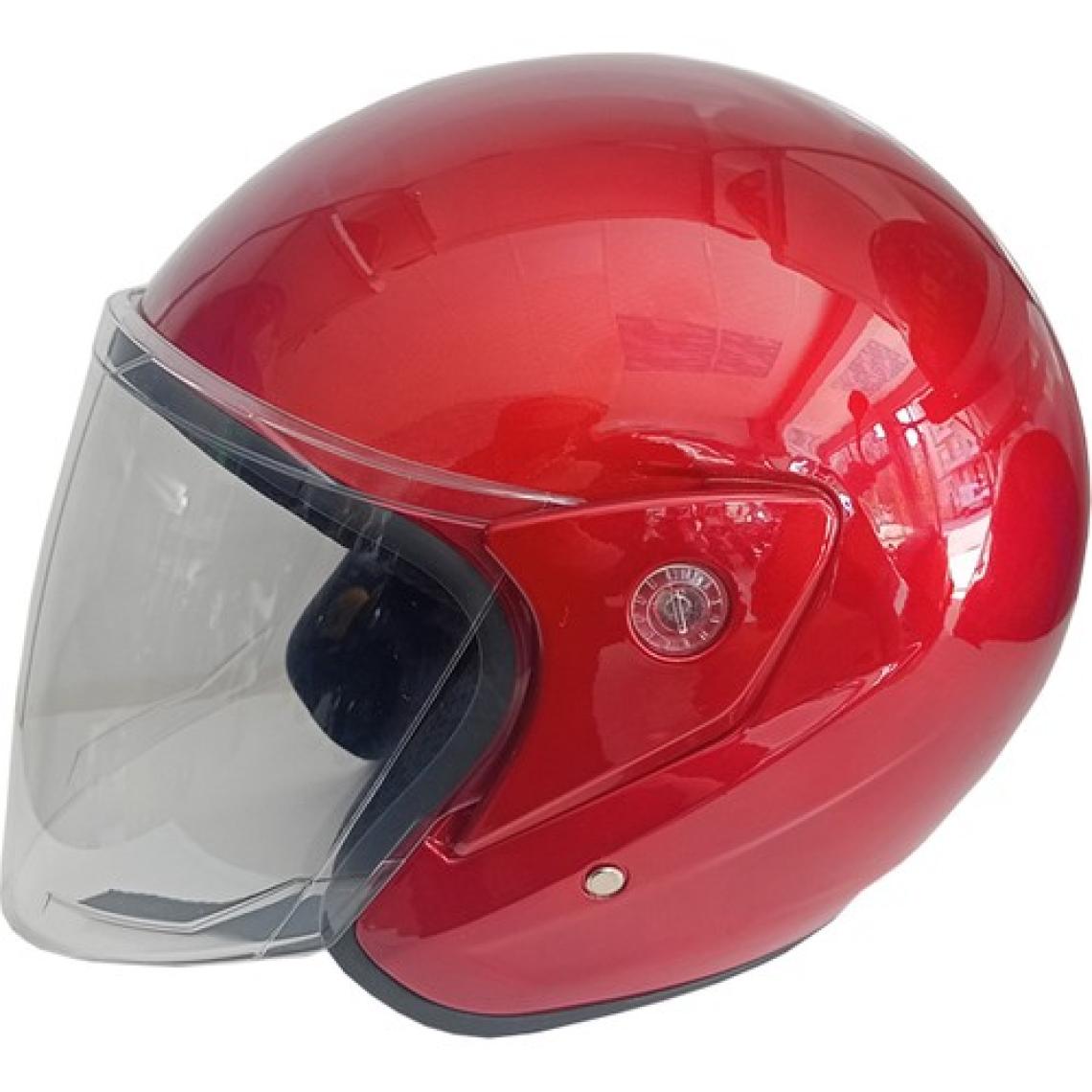 Jekai Scooter Yarım Kask - Kırmızı - Std.