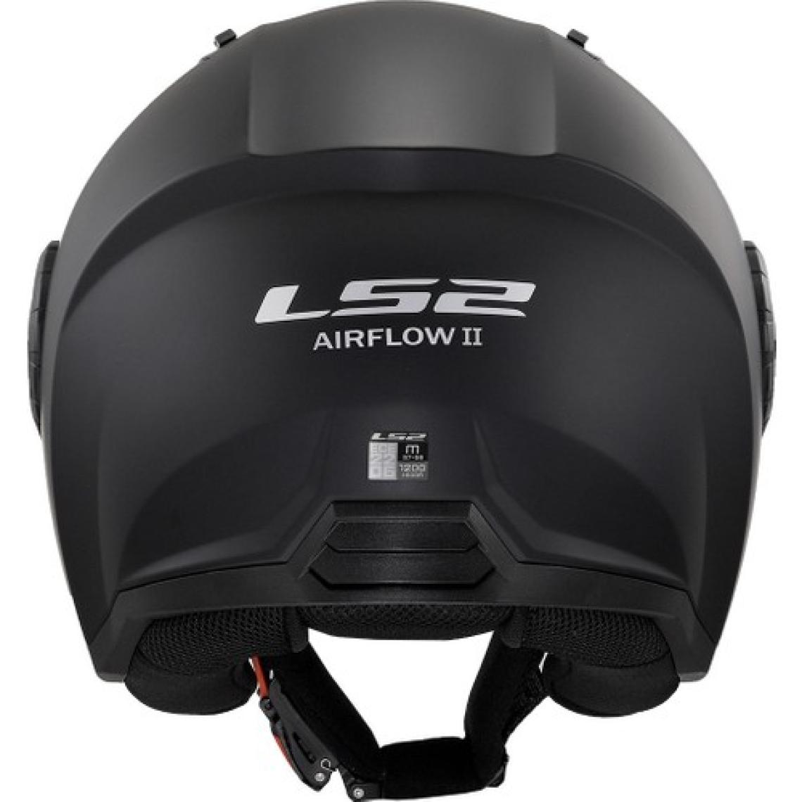 LS2 AIRFLOW 2 MAT SİYAH KASK 2XL