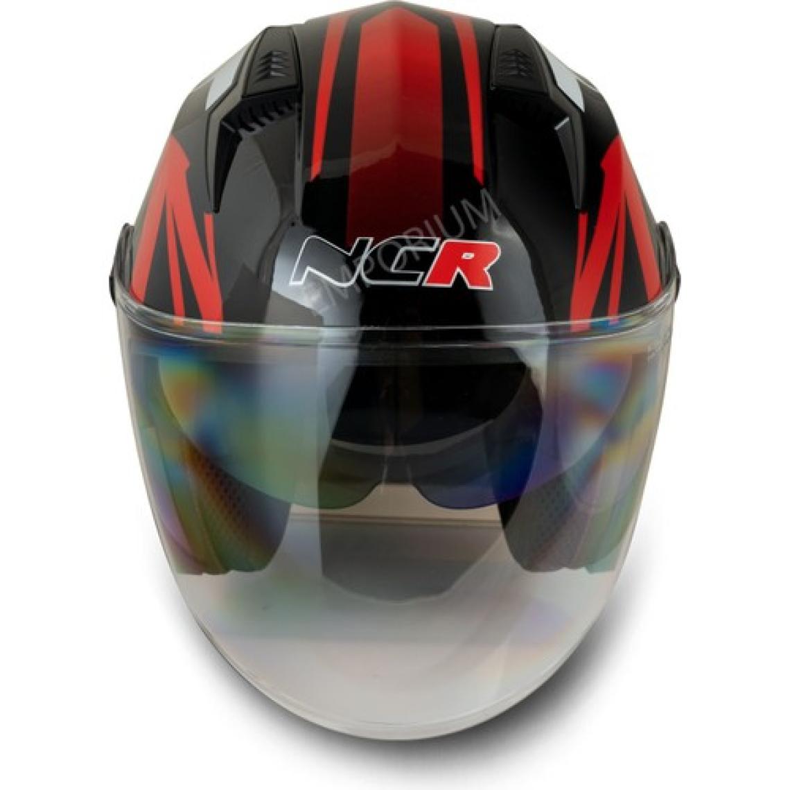 Ncr Unisex Güneş Vizörlü  Çenesiz Kask