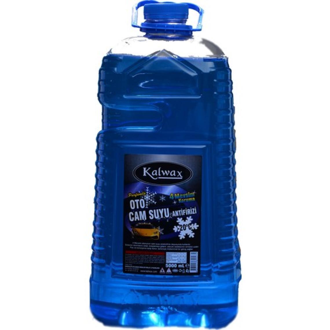 Kalwax Kışlık Cam Suyu Antifrizi 5 lt. 4 Adet -20 °C Parfümlü