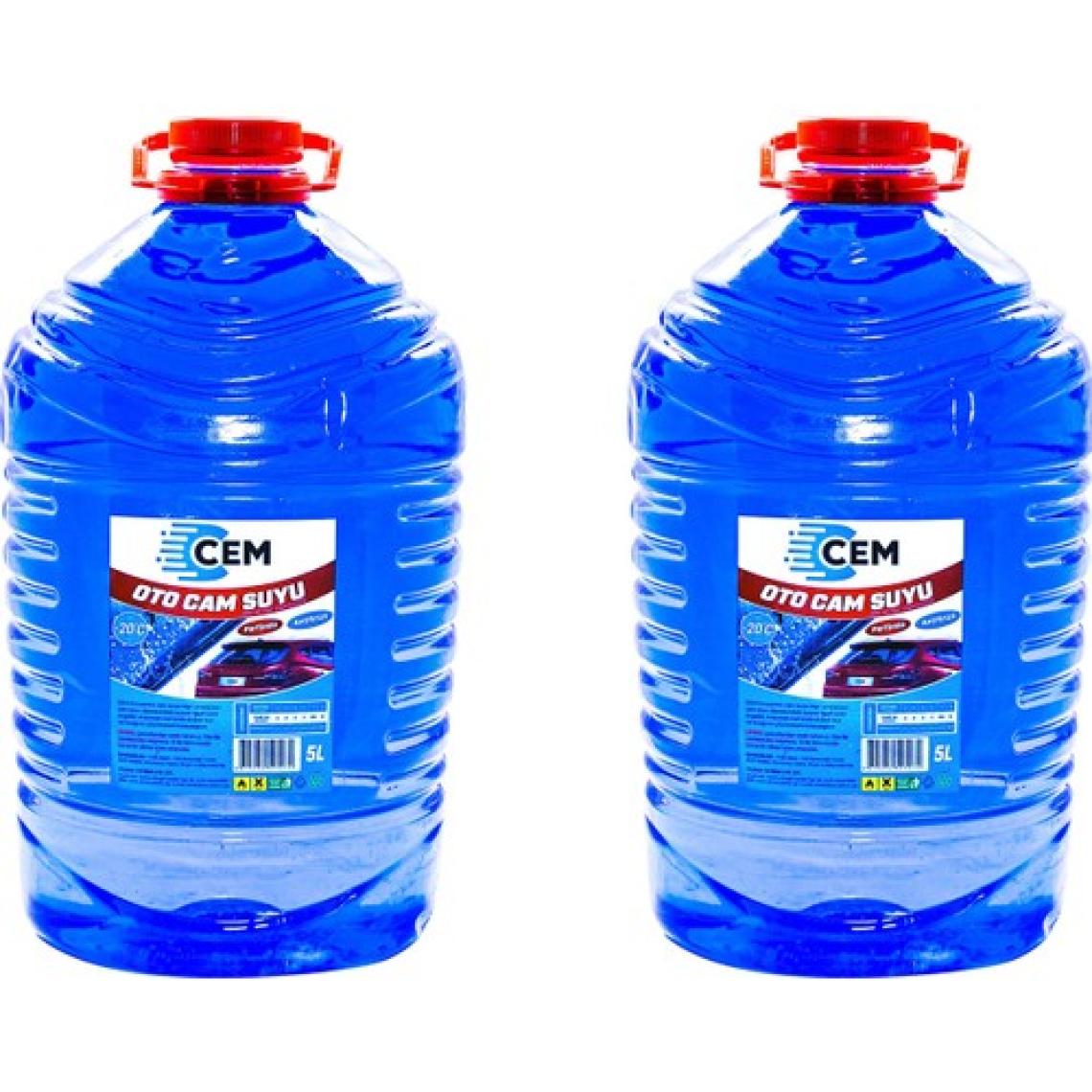 CEM CAR CARE Cam Suyu Antifriz İçerikli -20 5 LT 4'Lü Avantaj Paket