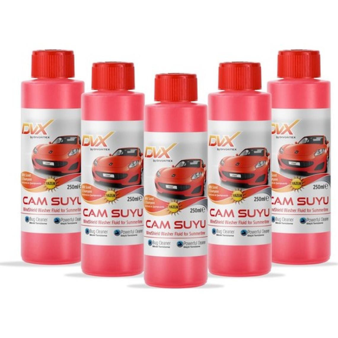 Divortex Şampuanlı Ve Parfümlü Yazlık Cam Suyu 5 Adet X 250 Ml.