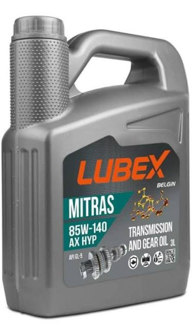 Lubex Mitras AX HYP 85W-140 3 Litre Şanzıman Yağı ( Üretim Yılı: 2021 )