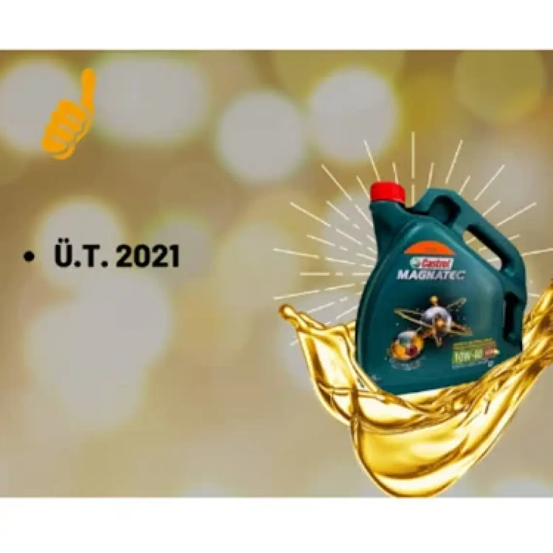 CASTROL Magnatec 10W-40 4Litre Motor Yağı (2024 üretim)