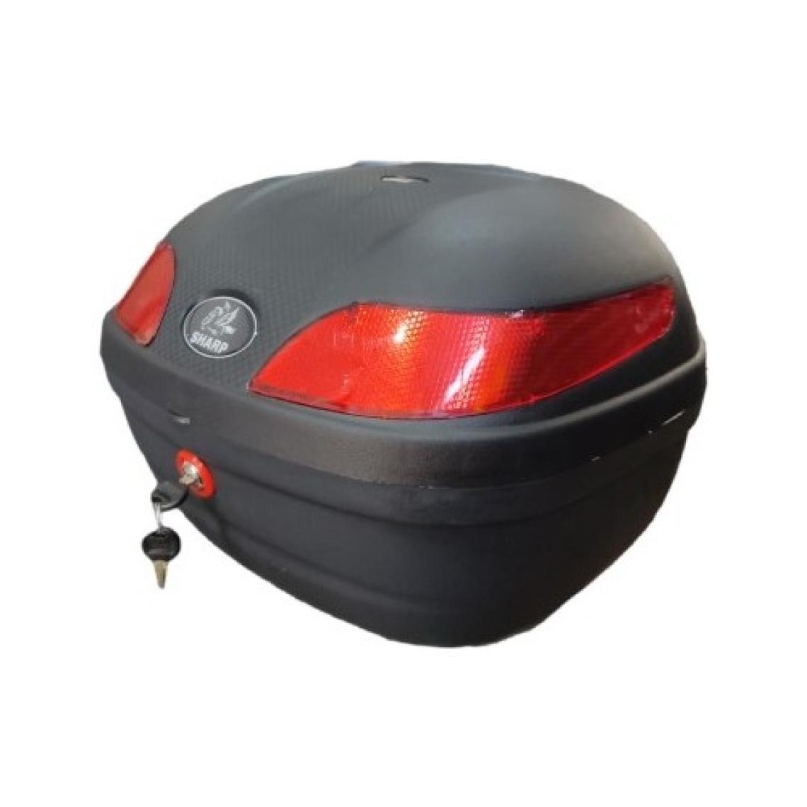 Sharp S33 Carbon 33 Litre  Motosiklet Arka Çanta Siyah