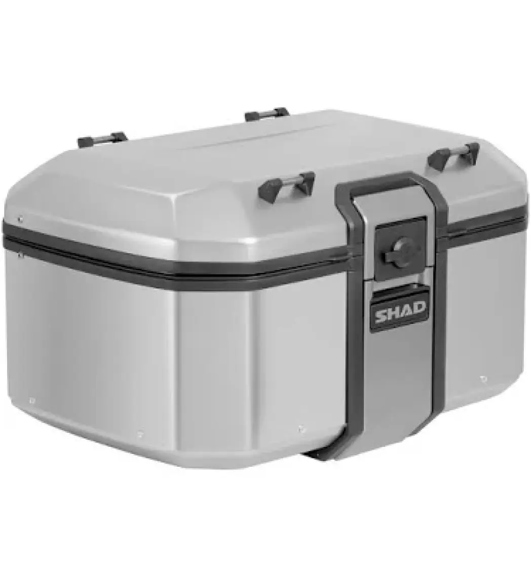 Shad Tr-55 Motosiklet Metal Arka Çanta Titanyum