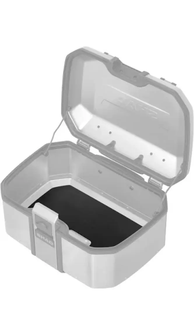 Shad Tr-55 Motosiklet Metal Arka Çanta Titanyum