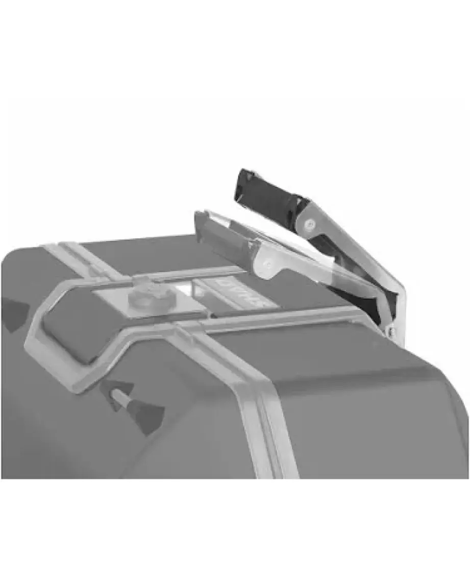 Shad Tr-55 Motosiklet Metal Arka Çanta Titanyum