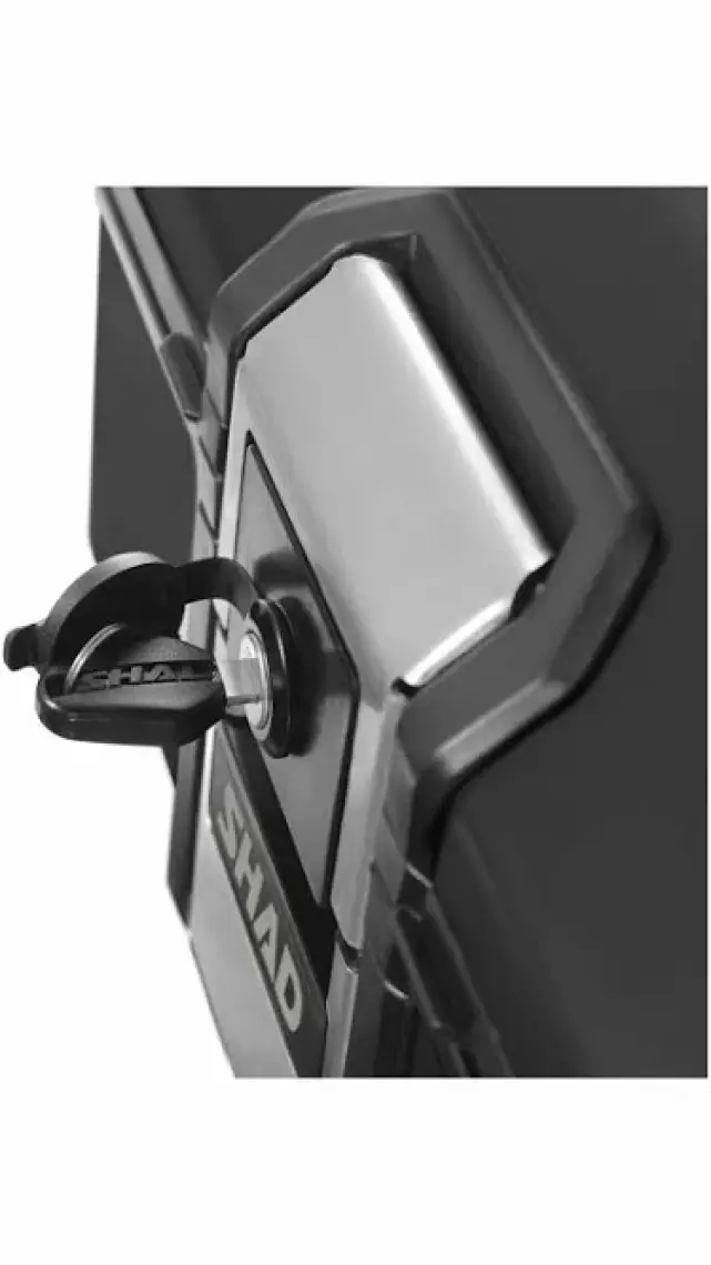 Shad Tr-55 Motosiklet Metal Arka Çanta Titanyum