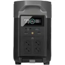 EcoFlow Delta Pro Taşınabilir Güç Kaynağı - 3600Wh Kapasite, 4x3600W (X-Boost 4500W) Çıkış Gücü, Ev, Karavan, Tekne ve Dış Mekan Kullanımı İçin LiFePO4 Bataryalı Solar Jeneratör