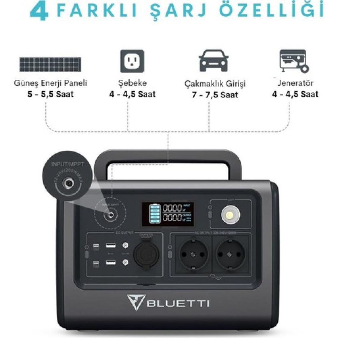 Bluetti EB70 Taşınabilir Güç Kaynağı