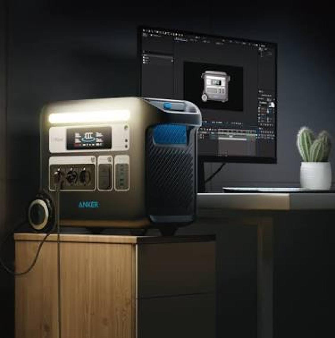 Anker PowerHouse 767 Taşınabilir Güç Kaynağı 2048Wh 2400W Ev Karavan ve Dış Mekan Kullanımı İçin LiFePO4 Pilli Jeneratör - A1780 (Anker Türkiye Garantili)