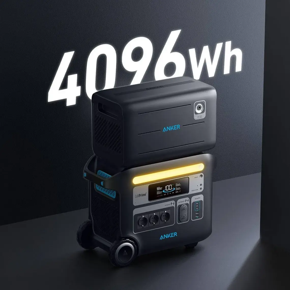 Anker PowerHouse 760 Ek Taşınabilir Güç Kaynağı 2048Wh 2400W - 767 ile Uyumlu Ek Batarya - A1780 (Anker Türkiye Garantili)