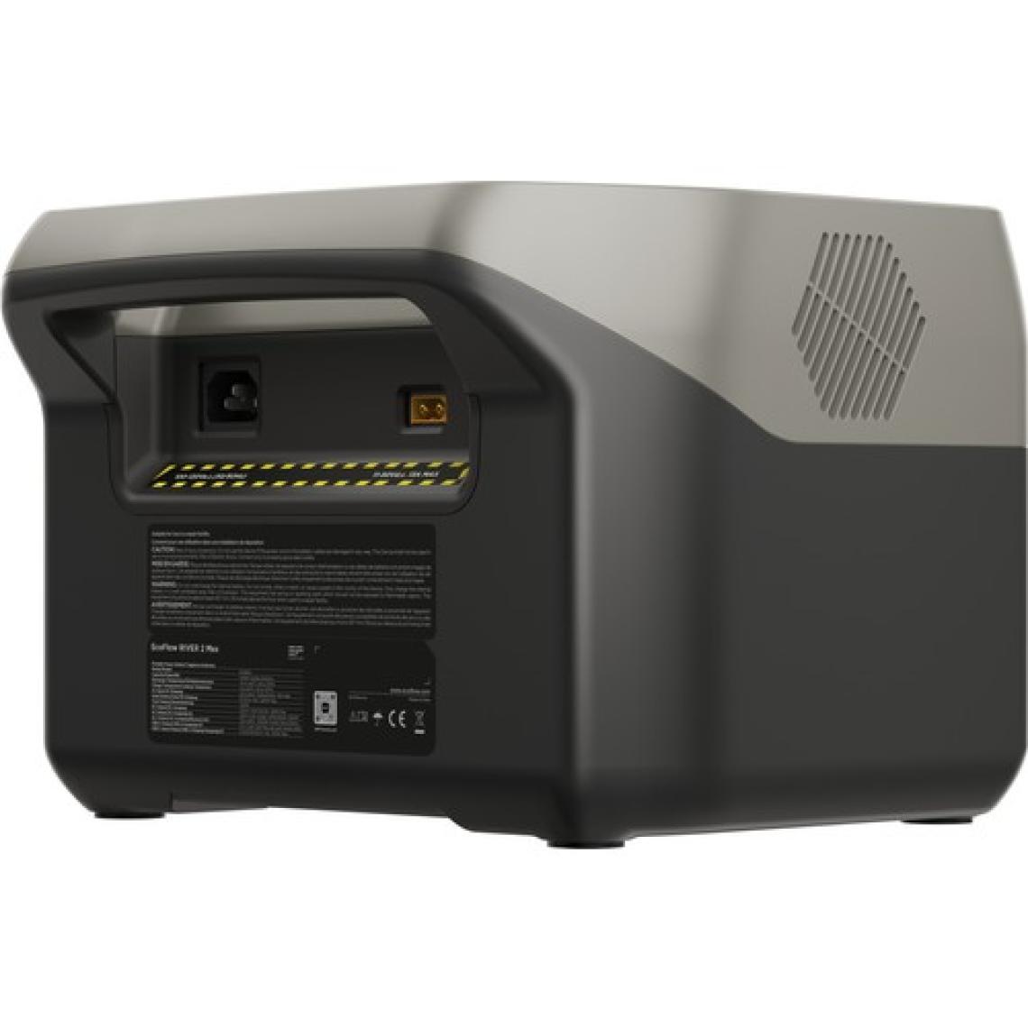 EcoFlow RIVER 2 Max Taşınabilir Güç Kaynağı - 512Wh Kapasite, 2x500 (X-Boost 1000W) Çıkış Gücü, Ev, Karavan, Tekne ve Dış Mekan Kullanımı İçin LiFePO4 Bataryalı Solar Jeneratör