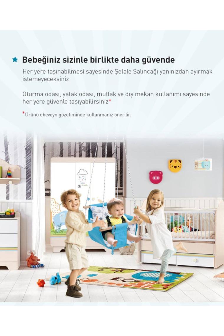 Kırmızı Şelale Bebek Salıncak