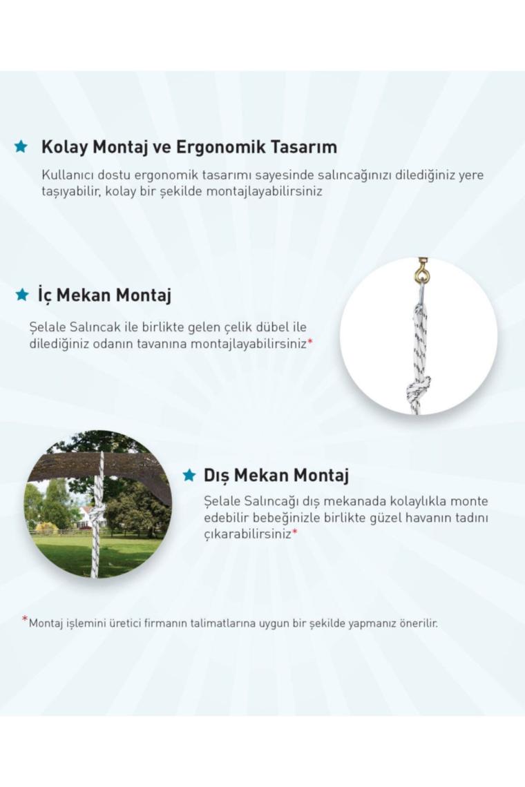 Kırmızı Şelale Bebek Salıncak