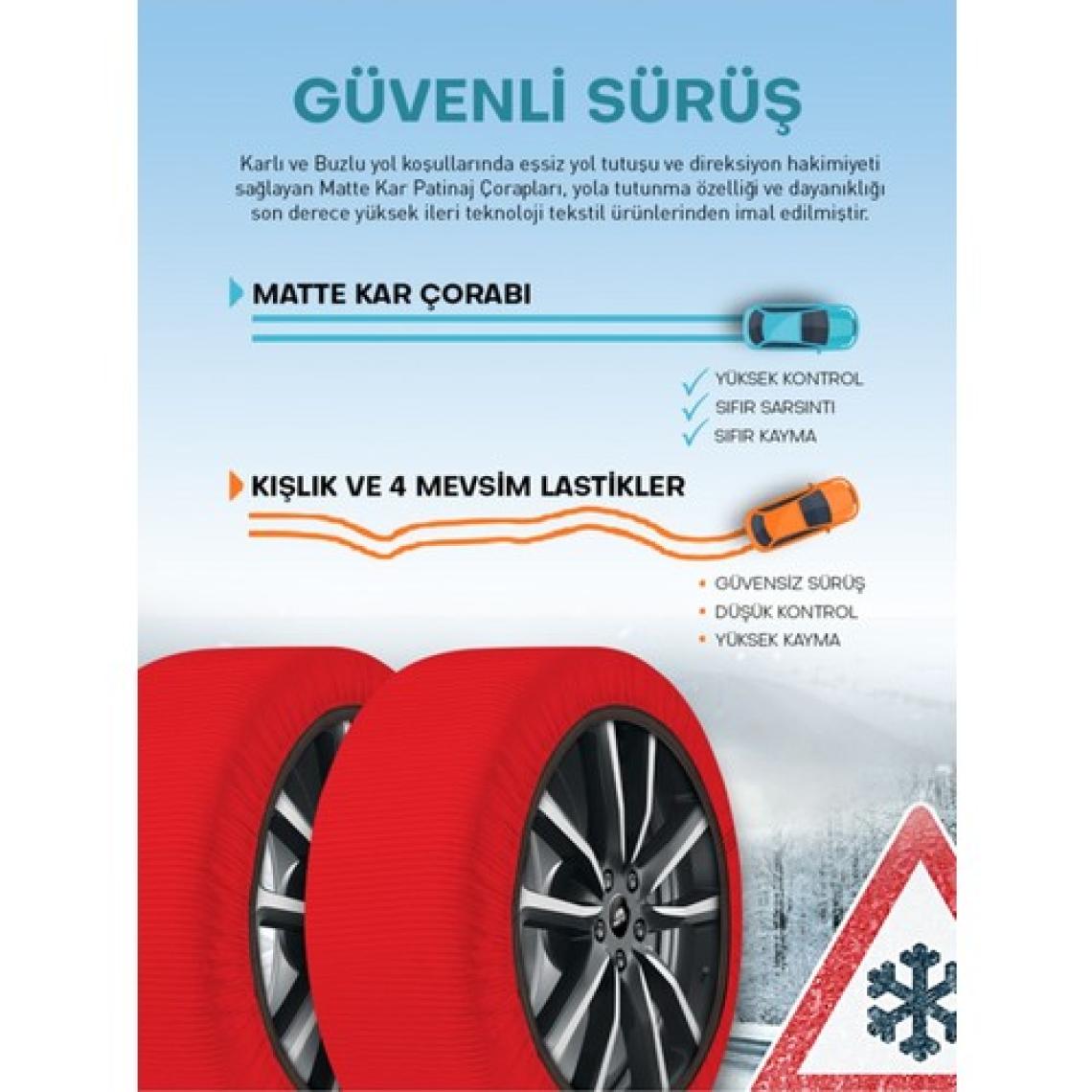 Matte Kar Çorabı - Active Series