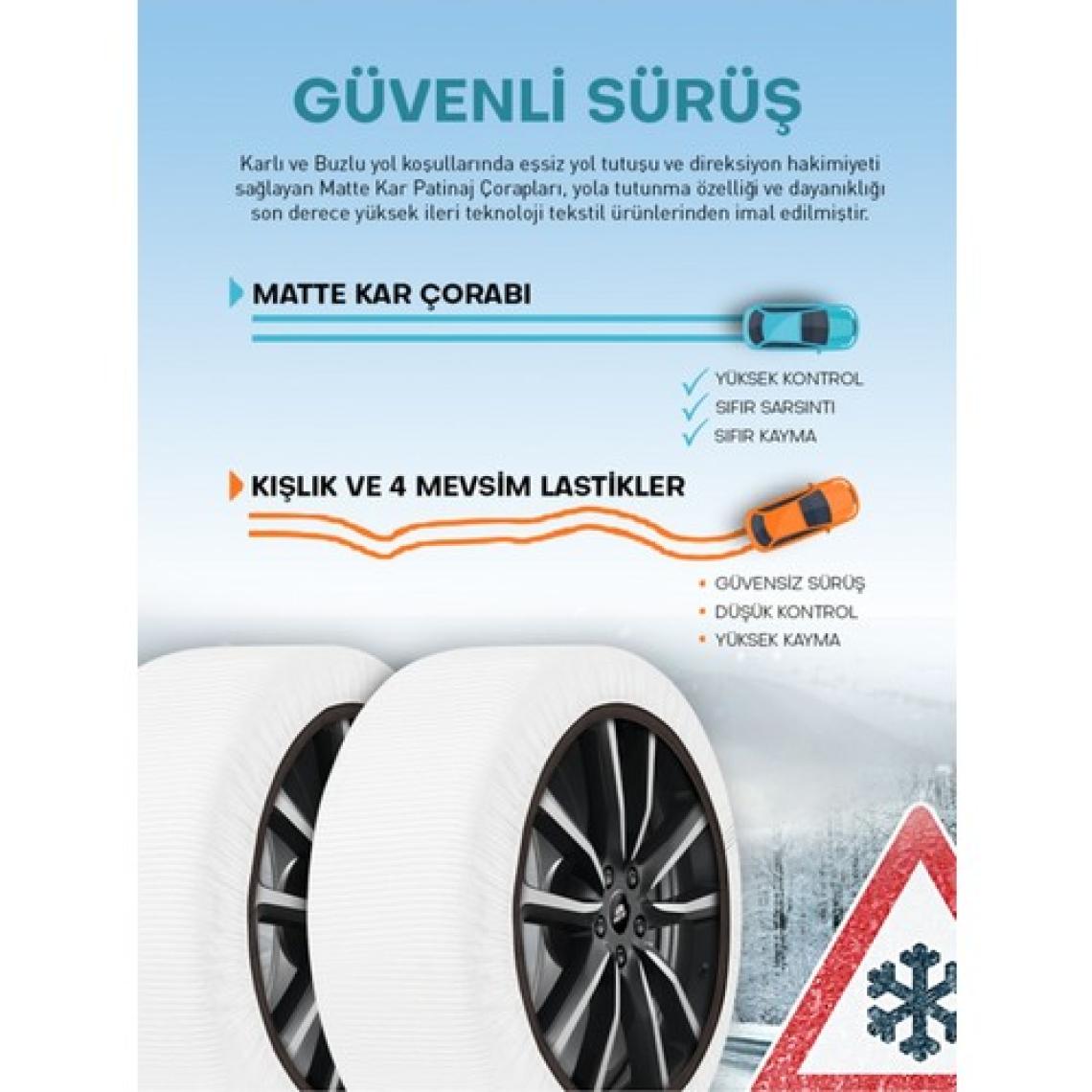 Matte Kar Çorabı - Superx Series