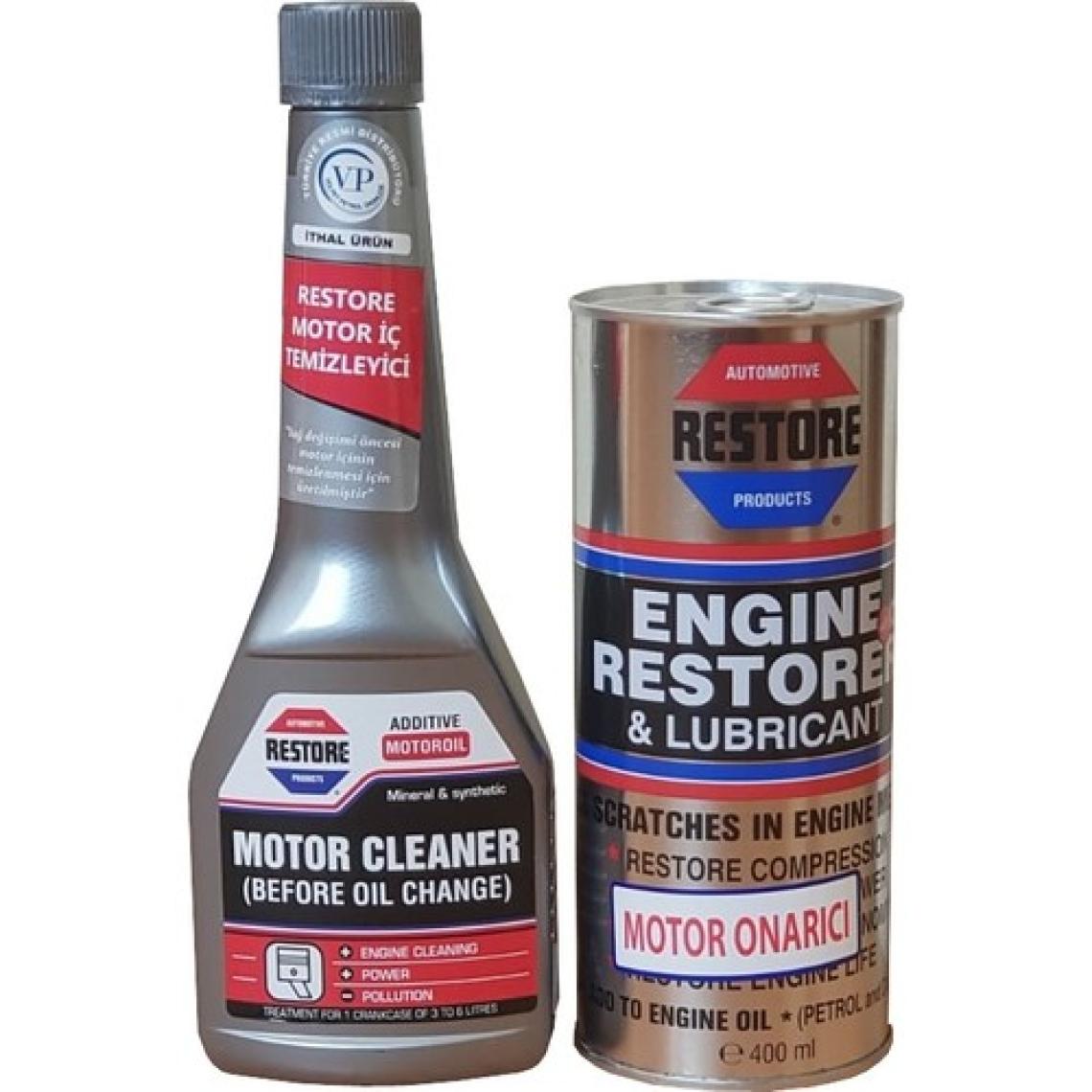 Restore Motor Onarıcı 400 ml + Restore Motor Iç Temizleme 250 ml