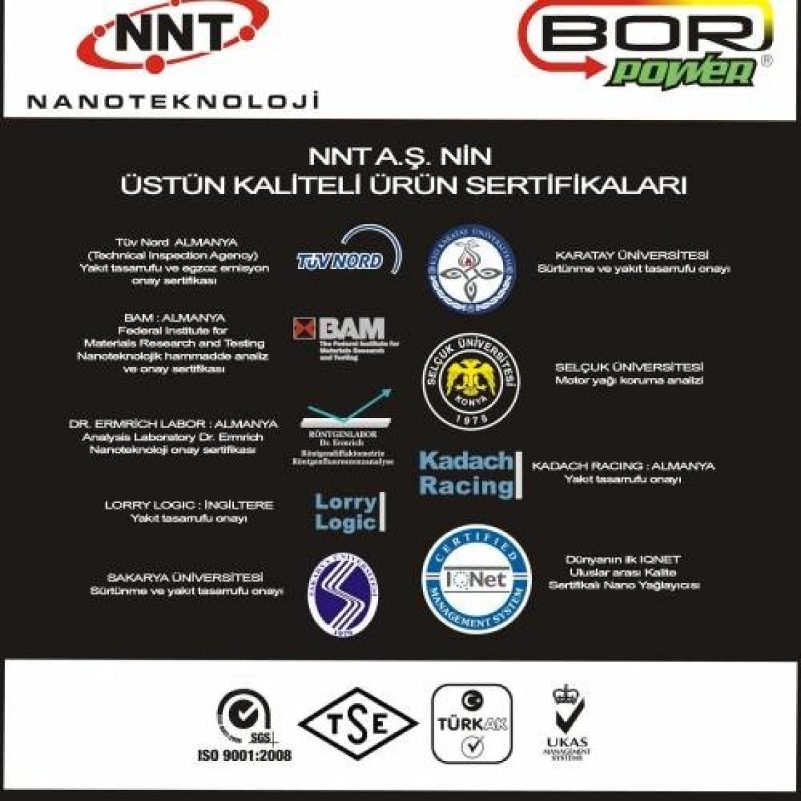 Bor Power Premium Motor Yağ Katkısı