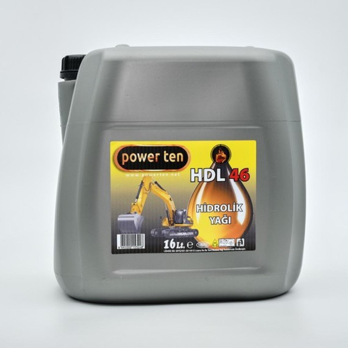 Powerten Hidrolik Sistem Yağı 46 16 Litre  ( Üretim Yılı: 2022 )