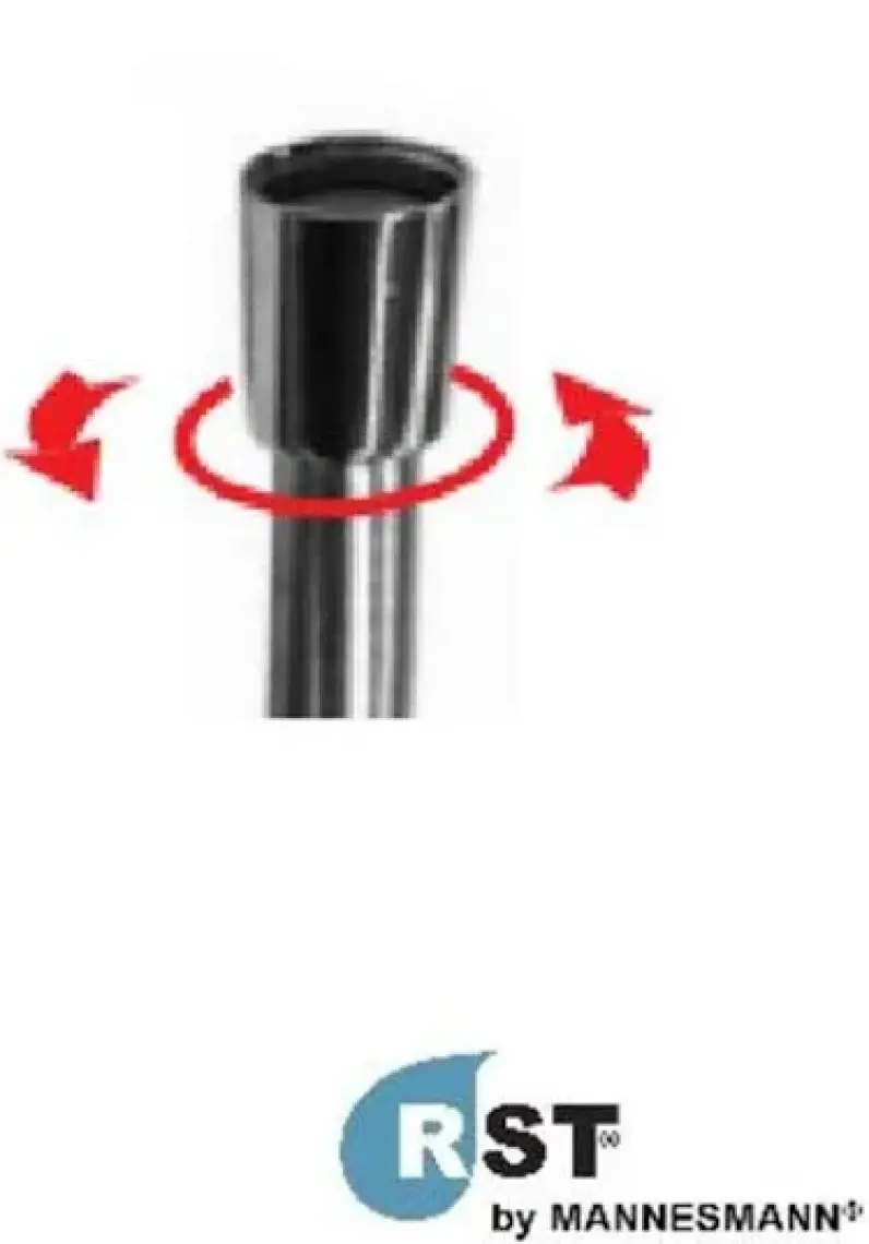 RST® MANNESMANN Silver Spiral Duş Hortumu PVC-360° Dönerli  (Dolanmaz) 180 cm-Vakum Ambalajlı