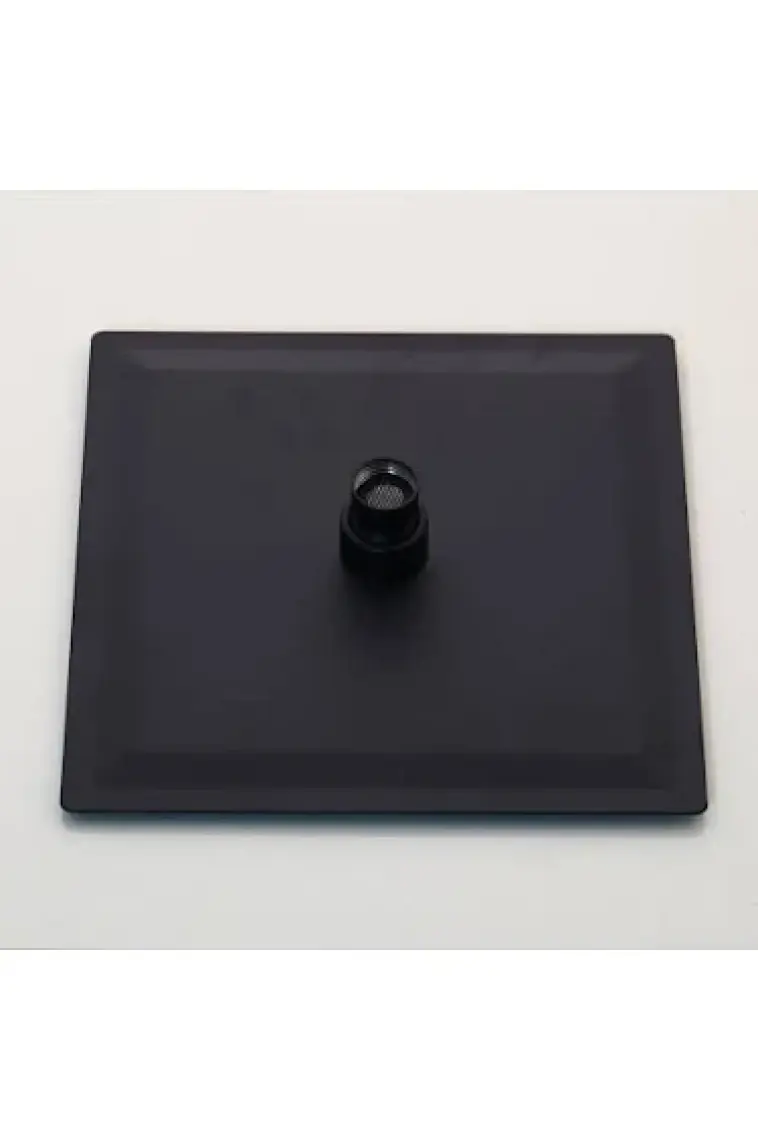 Fause Tepe Duş Başlığı Kare Slim 304 Metal 20x20 cm Siyah