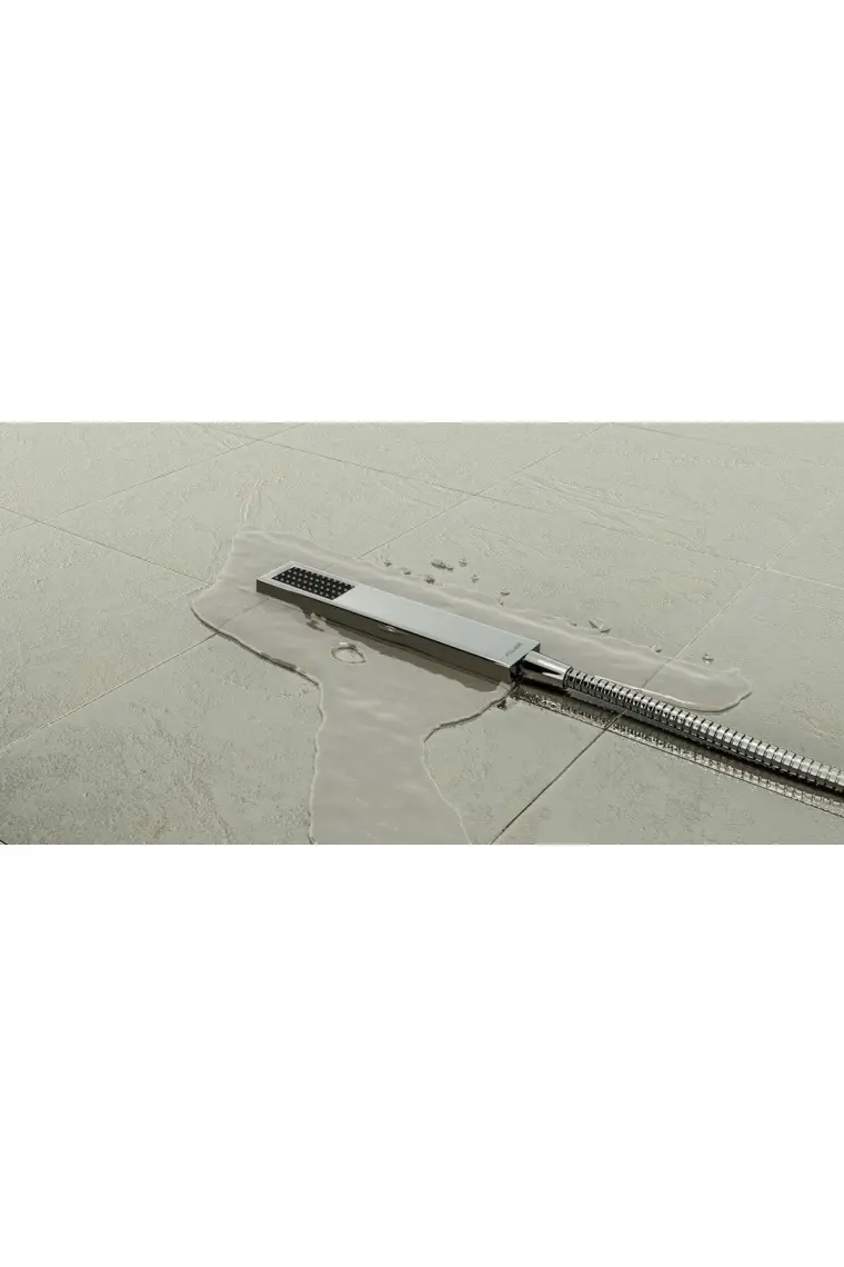 Fause El Duş Başlığı Pirinç Metal Kare KE102