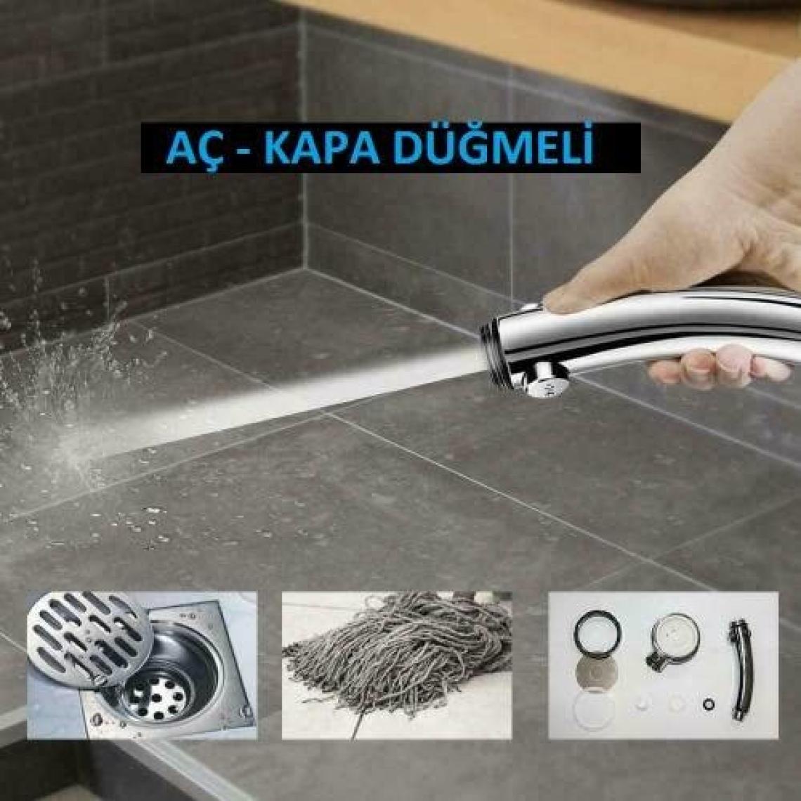 Sardıcı Su Tasarruflu Duş Başlığı Aç Kapa Özellikli 3 Kademeli Su Akış Ayar Fonksiyonu