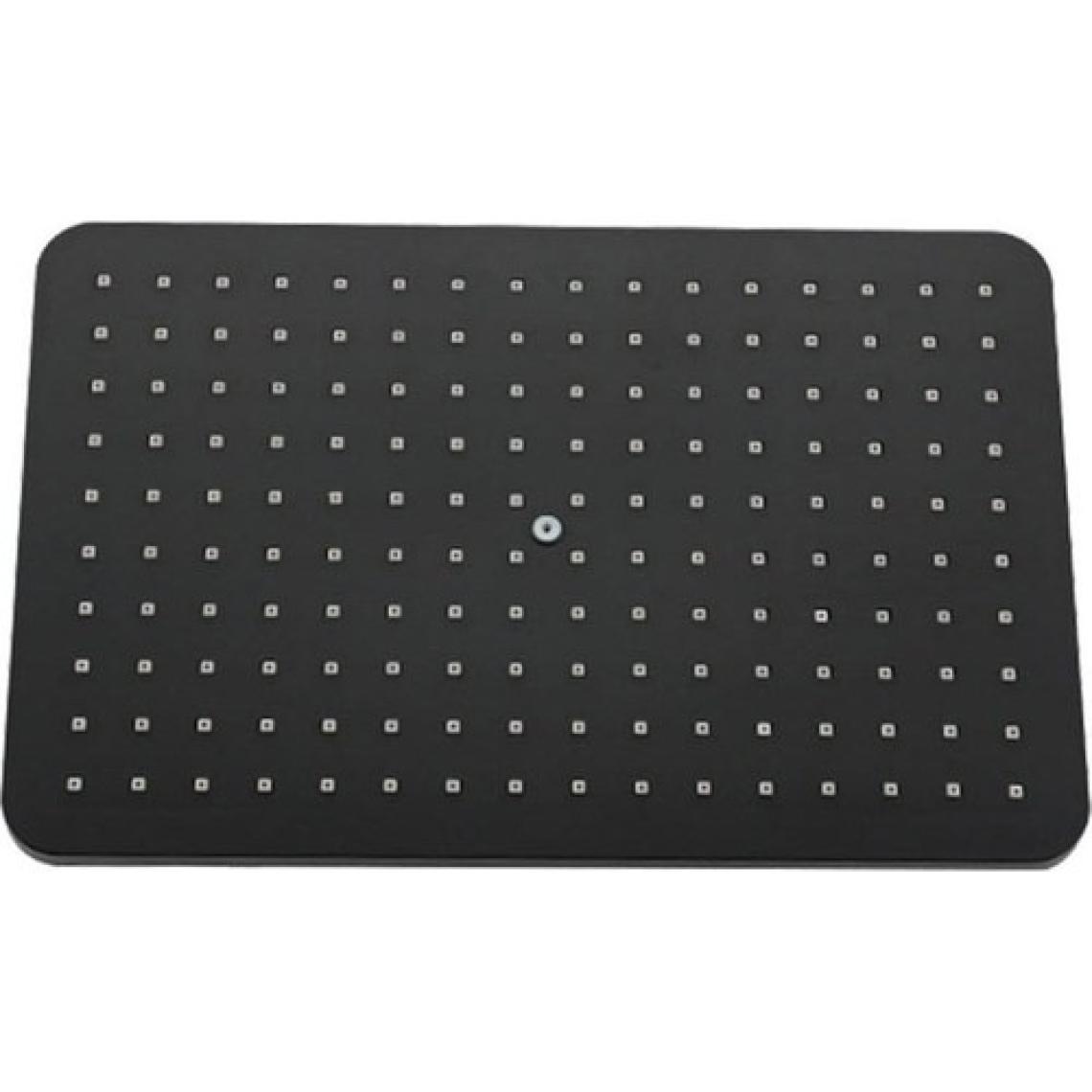 Fause Tepe Duş Başlığı 29,5X19 cm Siyah KTD122-B