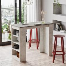 Style Bar Masası Mutfak Yemek Masası Beton-taş St1-gt