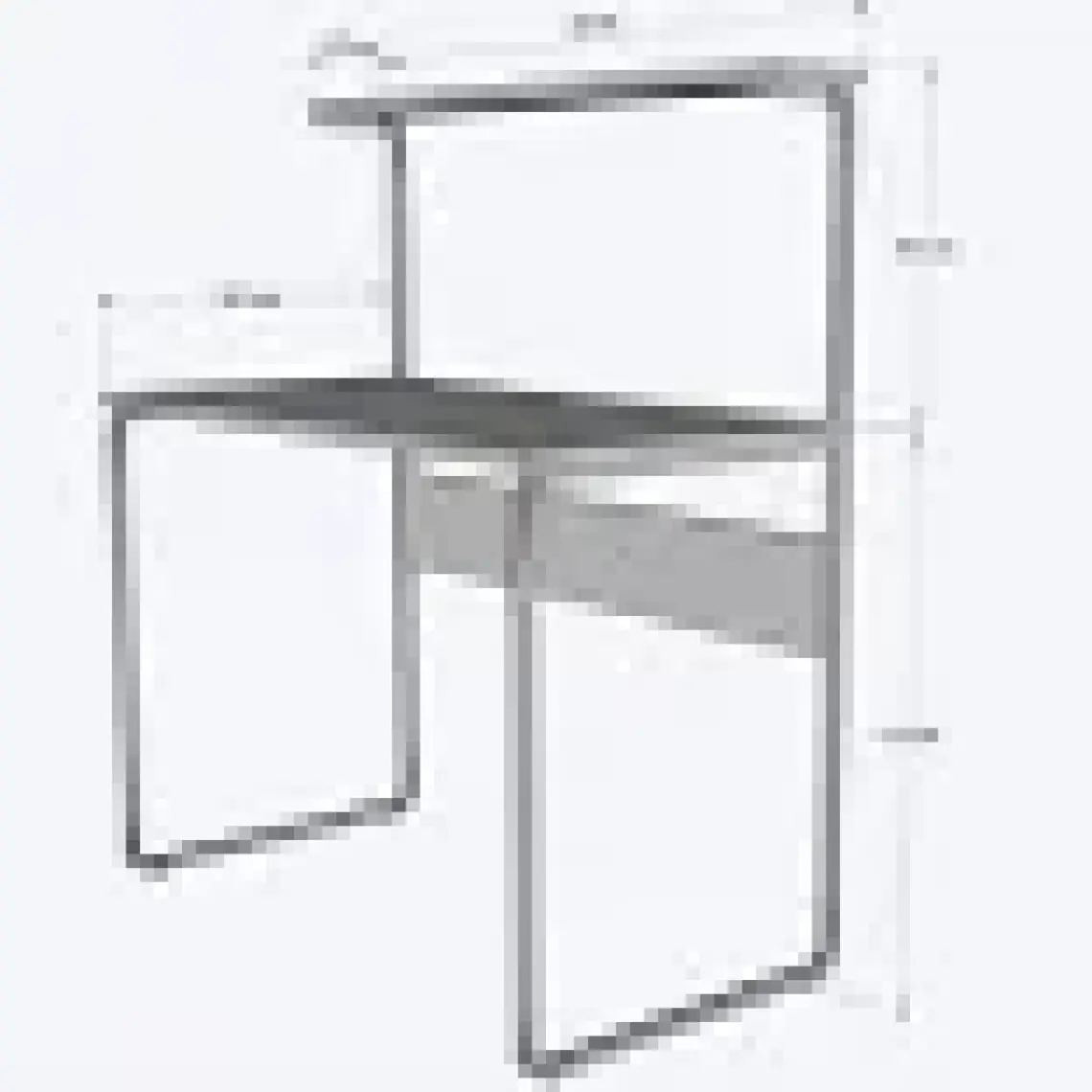 Dehalimited G Masa 100X50 Metal Iskeletli Parlak Bambu Yüzey Kahve-Çay Mutfak Masası