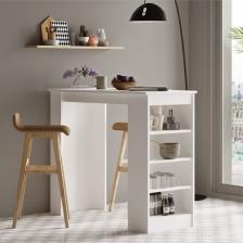 Style Bar Masası Mutfak Yemek Masası Beyaz St1-w