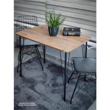 Bambeds Mobilya Metal Ayaklı 60X90 cm Eclipse 2022 Mutfak Masası Balkon Masası Çalışma Masası