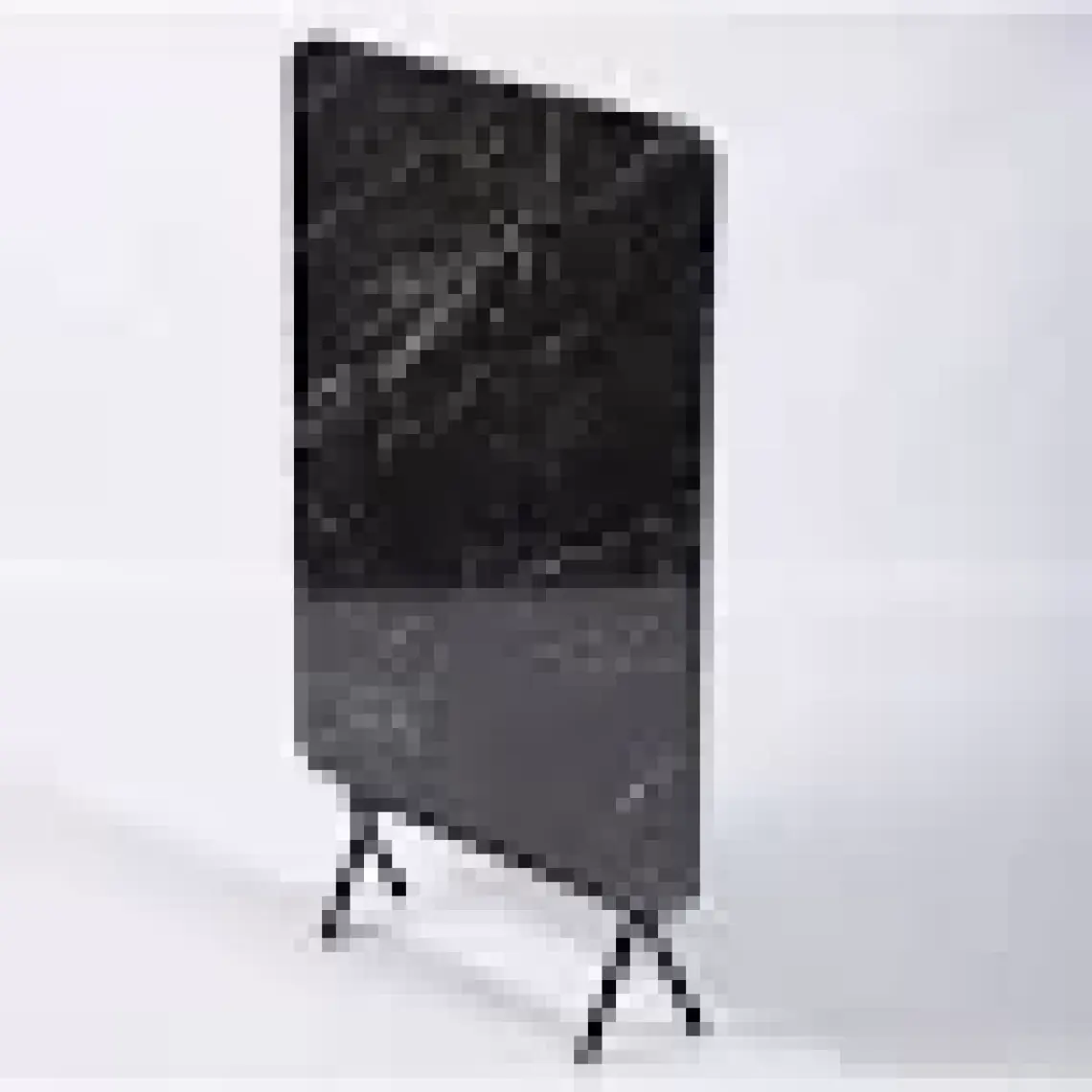 Güzelkan Madeni Eşya 50X80 Siyah Mermer Desenli Katlanır Masa Kırma Mutfak Masası 1121