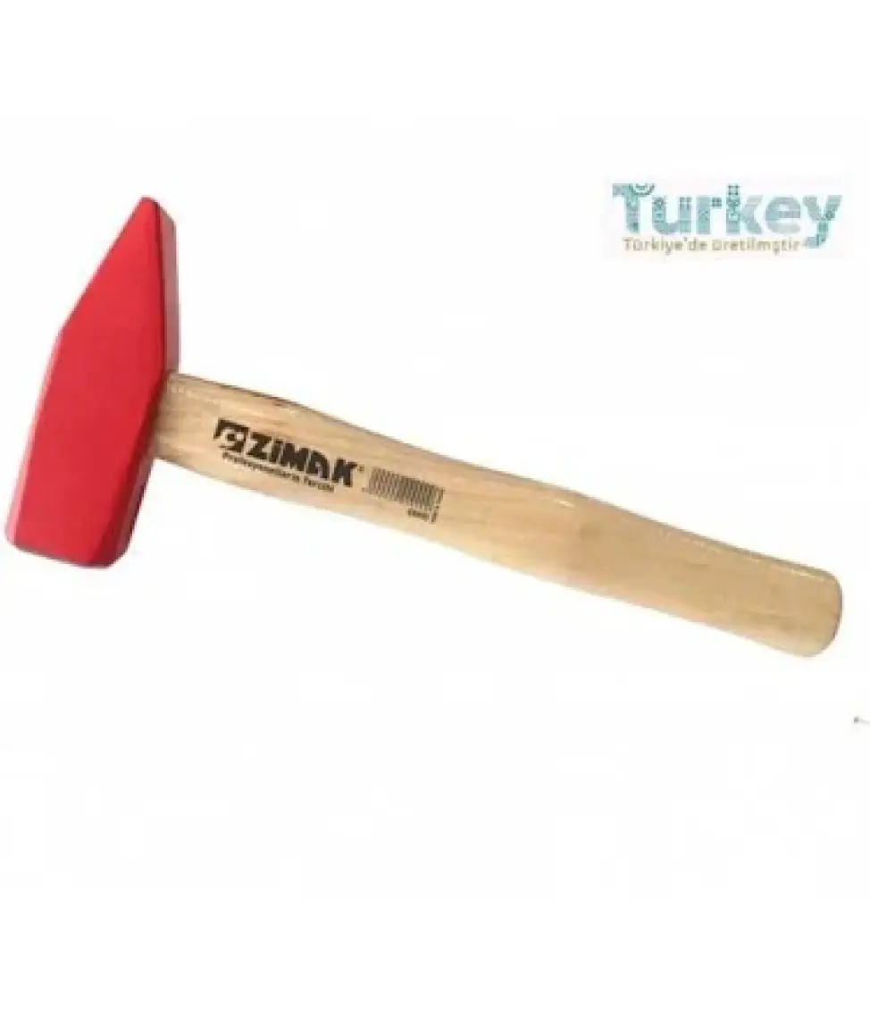 Zimak 1000 gr Ahşap Saplı Dövme Çekiç
