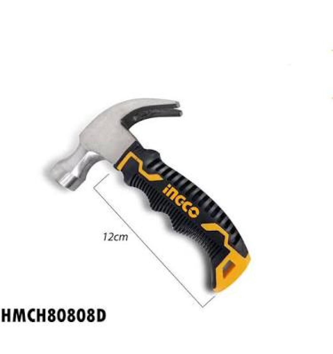 Ingco Fiberglass Saplı Mini Çatal Çekiç HMCH80808D
