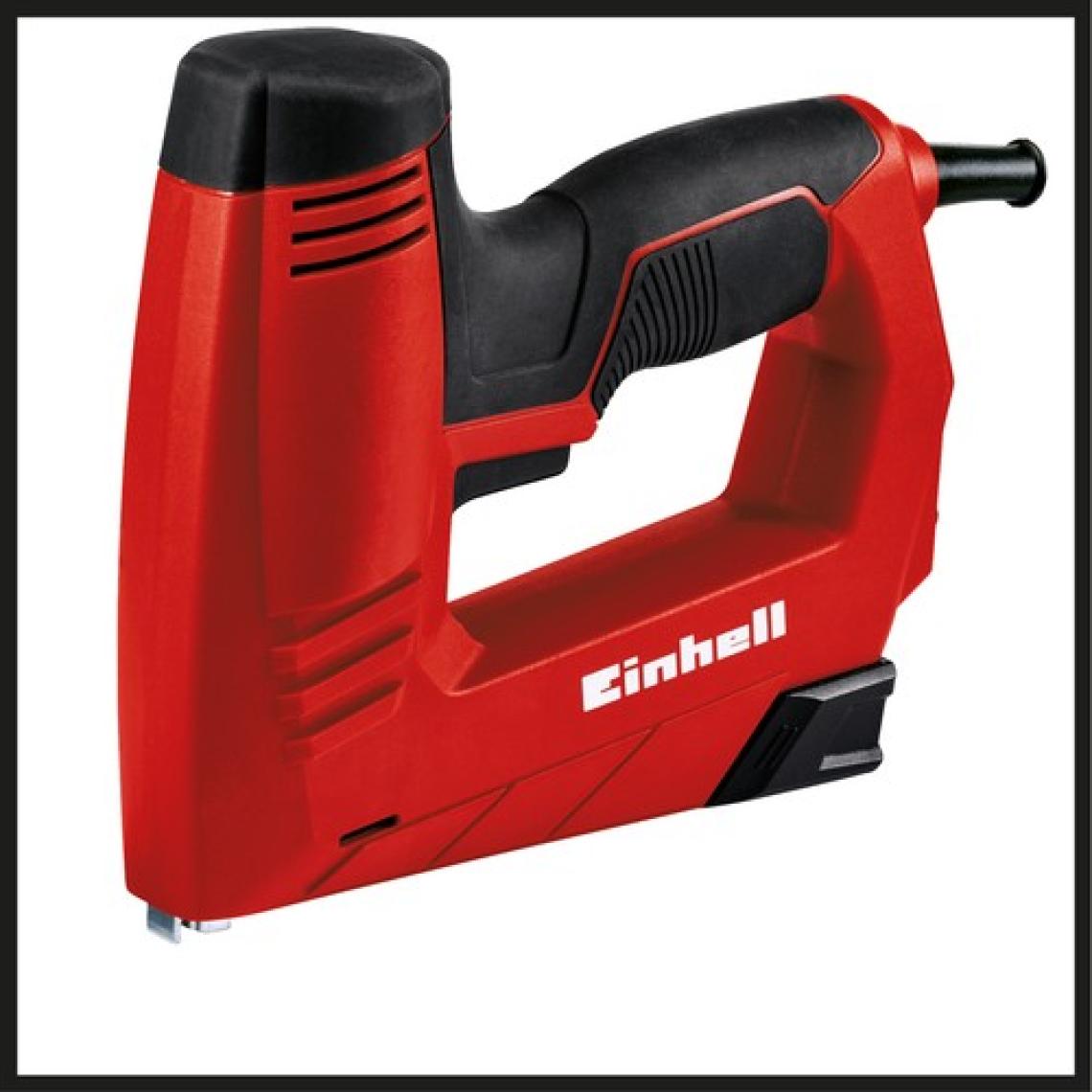 Einhell Elektrikli Zımba TC-EN 20 E (Tip 53 zımba teli, Tip 47 çivi için, elektronik darbe gücü ayarı, güvenlik burunu, 1000 zımba teli ve 500 çivi dahil) - 4257890