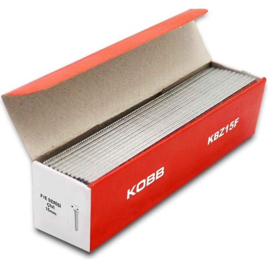 Kobb KBZ15F 15MM 2500 Adet F/e/j/8 Serisi Ağır Hizmet Tipi Kesik Başlı Çivi