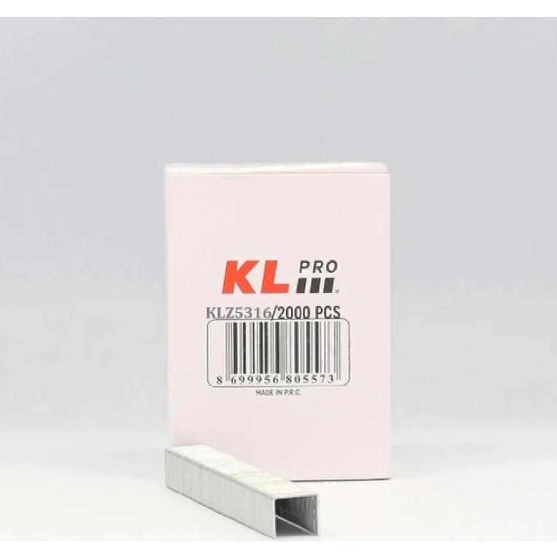 KL Pro  Kl KLZ5316 16 mm Zımba Teli KLZC603E Için Uyumlu 1pk 2.000 Ad