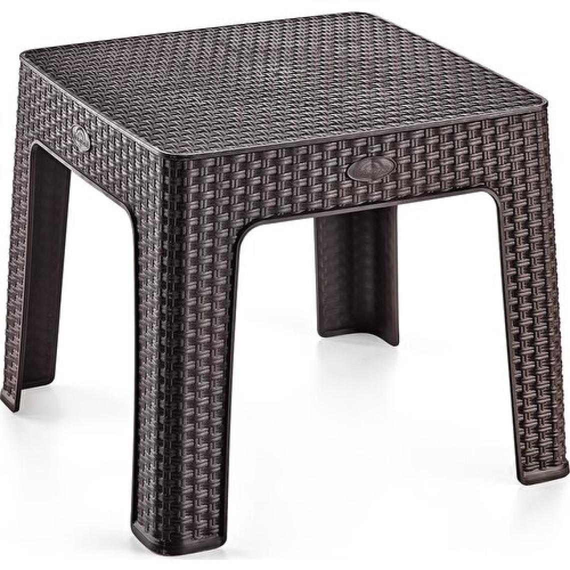 Holiday Monoblok Rattan Sehpa | Bahçe & Balkon & Şezlong Sehpası