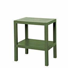 DEYHOME Ombeg 2 Katlı Plastik Bahçe Sehpası, Gazetelikli Masa, Havuz, Plaj, Balkon, Banyo, Mutfak Sehpası