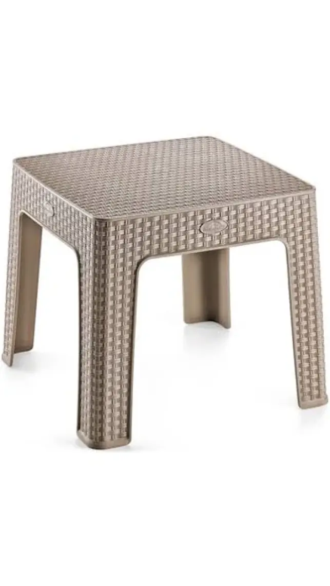 Holiday Monoblok Rattan Sehpa | Bahçe & Balkon & Şezlong Sehpası