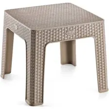 Holiday Monoblok Rattan Sehpa | Bahçe & Balkon & Şezlong Sehpası