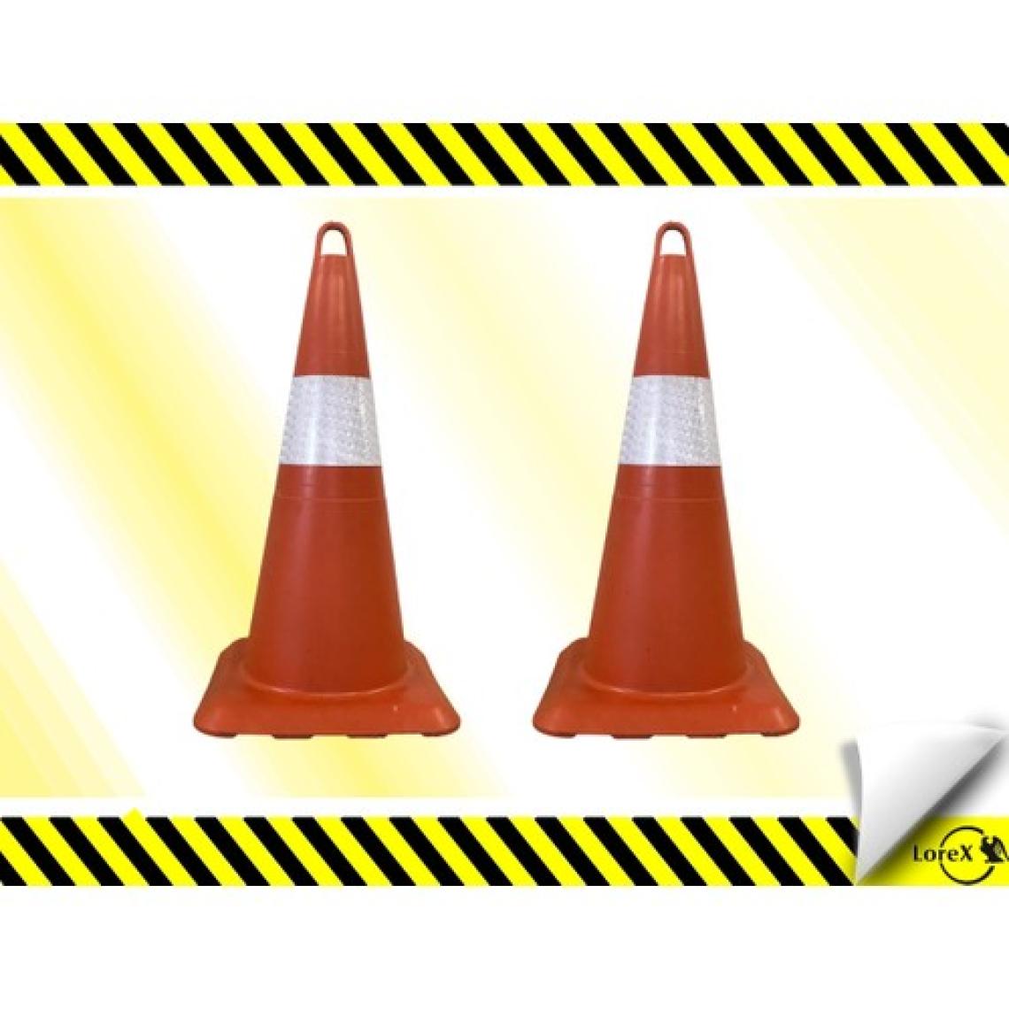 Lorex LR-0250 Kırılmaz Trafik Konisi (2'li )